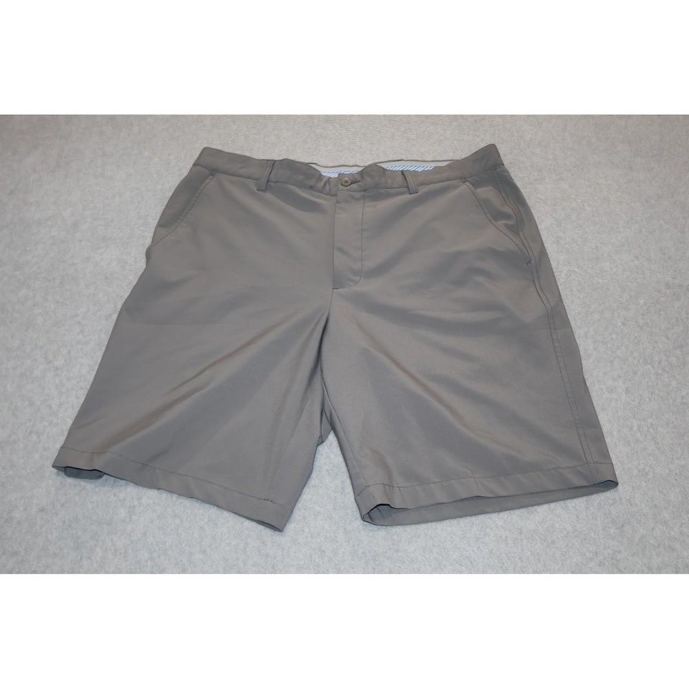 FootJoy Golf Shorts Mens 36 Gray Performance Flat Stretch Solid 9" Inseam **